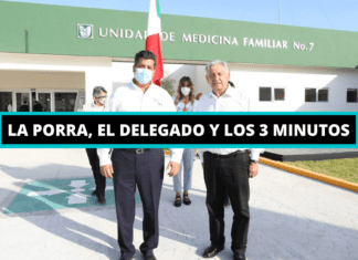 LA PORRA, EL DELEGADO Y LOS 3 MINUTOS