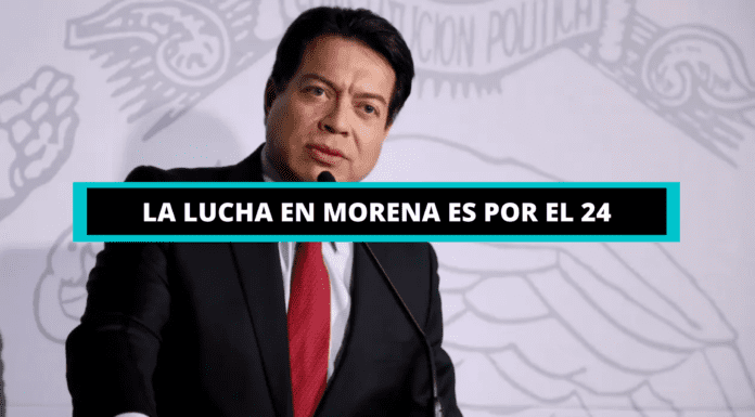LA LUCHA EN MORENA ES POR EL 24