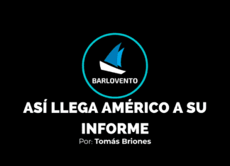 ASÍ LLEGA AMÉRICO A SU INFORME