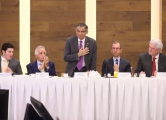 Expone Américo sus proyectos ante el CCE; le reconocen avances en seguridad