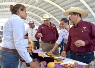 Productores tamaulipecos exhiben sus productos en el Tianguis Rural