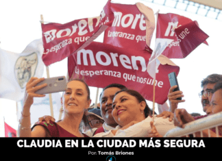 CLAUDIA EN LA CIUDAD MÁS SEGURA