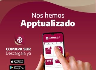 Excelente aceptación a la nueva APP de pagos de COMAPA SUR
