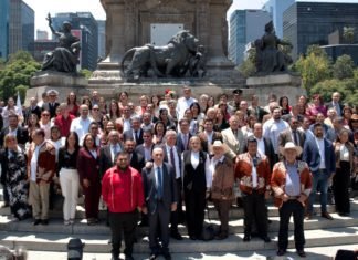La transformación debe continuar, dice Américo desde el Ángel de la Independencia