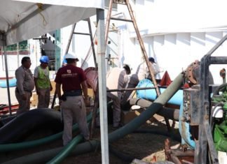 Realiza COMAPA Sur trabajos de mejoramiento en la bocatoma de la Laguna del Chairel