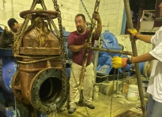 Realiza COMAPA SUR trabajos en la Planta de Rebombeo Obrera