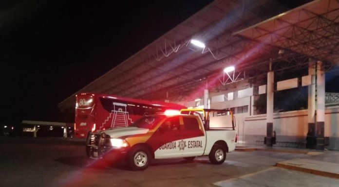 Guardia Estatal redobla vigilancia en centrales de autobuses