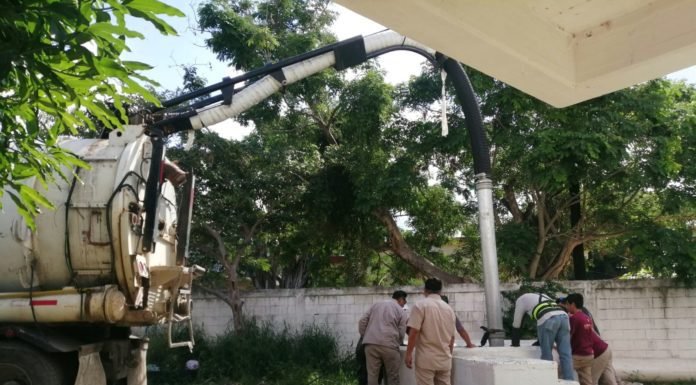 Continúan funcionando correctamente los cárcamos de COMAPA SUR