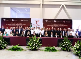 Preside gobernador instalación del Consejo Estatal de Seguridad Pública de Tamaulipas