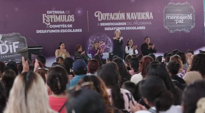 Reconoce DIF Tamaulipas labor de comités de padres y madres de familia del programa “Desayunos Escolares” en todo el estado