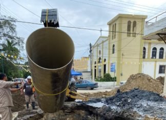 Da mantenimiento COMAPA Sur a importante obra en Ciudad Madero