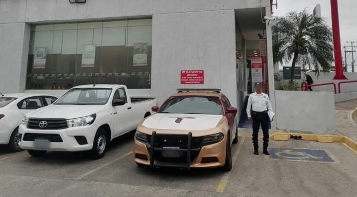 Vigilancia permanente de la Guardia Estatal durante pago de aguinaldos y prestaciones