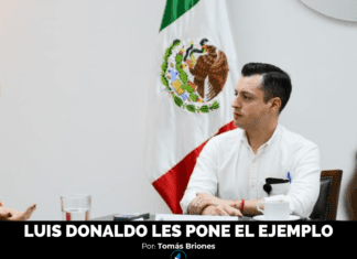 LUIS DONALDO LES PONE EL EJEMPLO