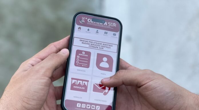 Exhorta COMAPA SUR a usar la APP de pagos