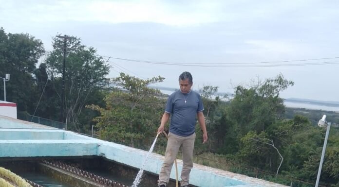 Importante mantenimiento da COMAPA SUR a la planta Laguna de la Puerta