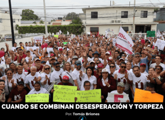 CUANDO SE COMBINAN DESESPERACIÓN Y TORPEZA