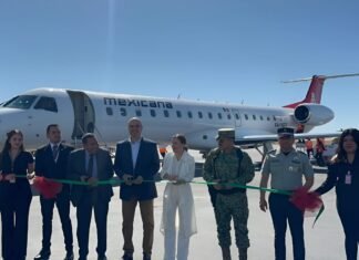 Inicia operaciones vuelo Nuevo Laredo – Cd. Victoria – AIFA de Mexicana de Aviación