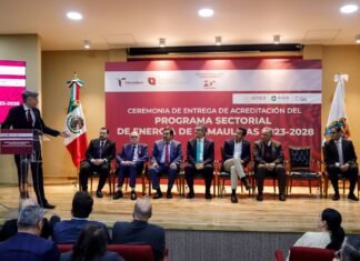 Reconocimiento mundial a Tamaulipas por su programa de energía