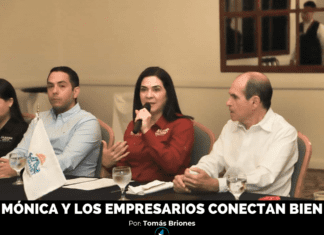 MÓNICA Y LOS EMPRESARIOS CONECTAN BIEN