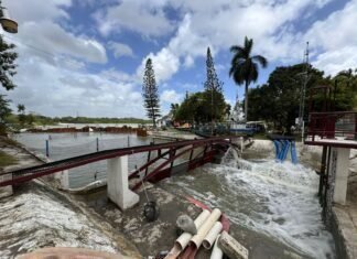 Recuperación del sistema lagunario permitirá a COMAPA SUR reanudar el bombeo de agua de manera convencional