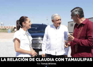 LA RELACIÓN DE CLAUDIA CON TAMAULIPAS