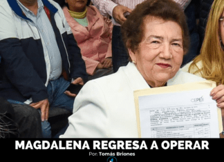 MAGDALENA REGRESA A OPERAR