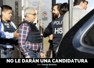NO LE DARÁN UNA CANDIDATURA