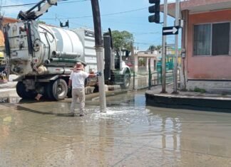 COMAPA SUR da mantenimiento a los cárcamos Hipódromo y Lucio Blanco