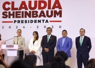 Presenta Américo a Claudia Sheinbaum y su gabinete los proyectos estratégicos de Tamaulipas