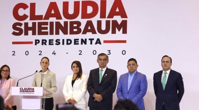 Presenta Américo a Claudia Sheinbaum y su gabinete los proyectos estratégicos de Tamaulipas
