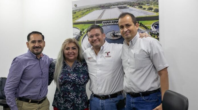 Da a conocer COMAPA Sur a regidores de Tampico las acciones implementadas para mejorar la calidad del agua