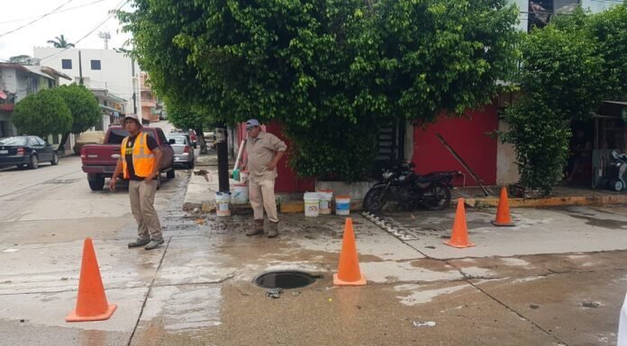 Atiende COMAPA SUR contingencias ocasionadas por las lluvias