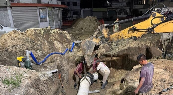 Concluye Comapa Sur Trabajos de Reconfiguración de Líneas en Obras de la Rotonda