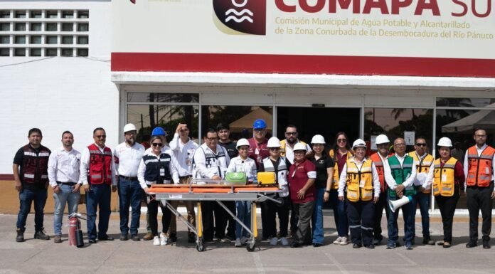 Participa COMAPA Sur en las actividades del Día Nacional de Protección Civil