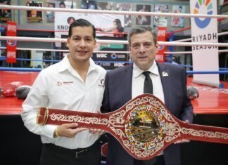 Presentan segunda edición del Cinturón Tamaulipas para la pelea entre “Canelo” Álvarez y Edgar Berlanga