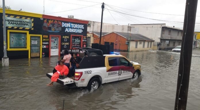 Activa Guardia Estatal Plan Tamaulipas en Matamoros por huracán Francine