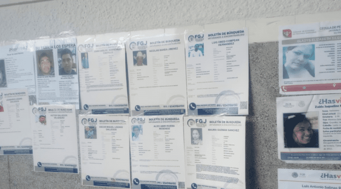 LOS DESAPARECIDOS DEL COMPAÑERO ANDRÉS MANUEL