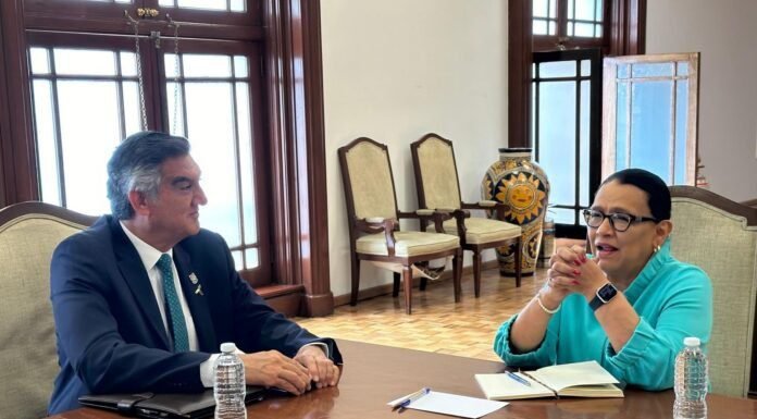 Fortalecer programas federales y seguridad en Tamaulipas, acuerda Américo con Rosa Icela y García Harfuch