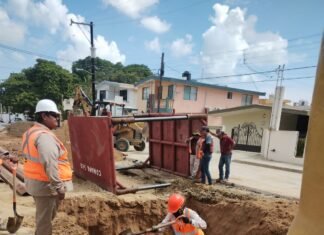 Inicia COMAPA Sur reposición de colector en Ciudad Madero