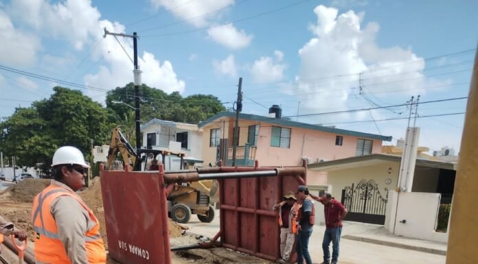 Inicia COMAPA Sur reposición de colector en Ciudad Madero