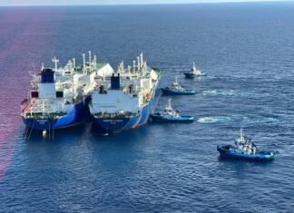 Zarpa buque de gas licuado de Altamira hacia Europa