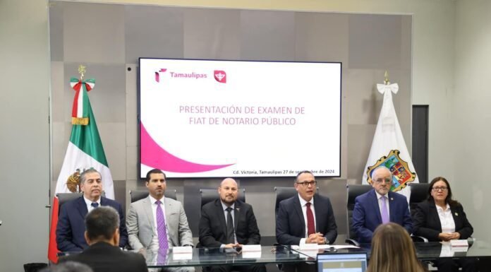 Realizan examen para aspirantes a notarios públicos en Tamaulipas