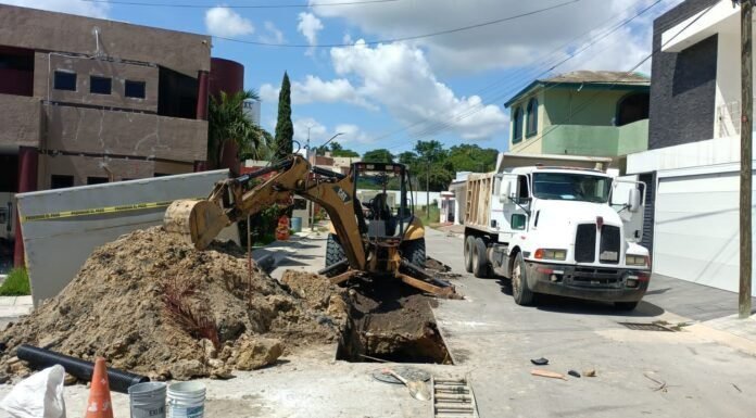 Constante mantenimiento de COMAPA SUR a la red hidrosanitaria