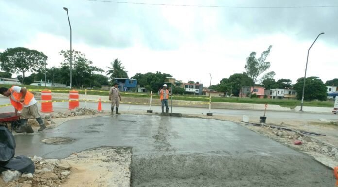 Avanza programa de reposición de pavimento de COMAPA SUR