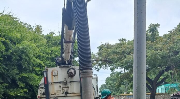 Permanente desazolve de cárcamos a cargo de COMAPA Sur