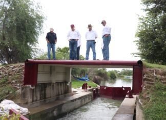 Directivos de COMAPA Sur supervisan diques del sistema lagunario