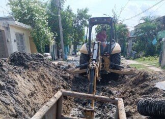 Por concluir rehabilitación de subcolector de COMAPA Sur en importante sector de Ciudad Madero