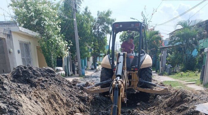 Por concluir rehabilitación de subcolector de COMAPA Sur en importante sector de Ciudad Madero