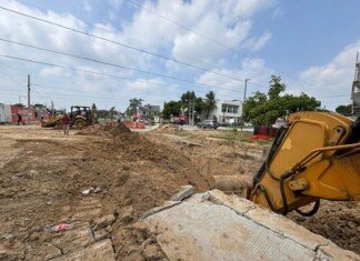 Concluyen trabajos de reparación de importante colector en Avenida Divisoria