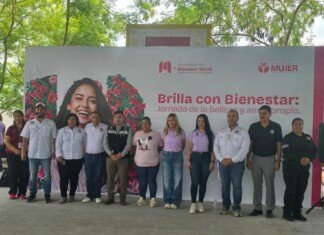 Participa Guardia Estatal de Género en jornada “Brilla con Bienestar”
